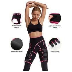 ECHOINE Body 3-in-1 Waist and Thigh Trimmer for Women Weight Loss Butt Lifter Waist Trainer Slimming Support Belt Hip Raise Shapewear Thigh Trimmers