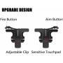 Mobile Game Controller for iPhone and Android,Sensitive Shoot and Aim Keys L1R1 Shooter Controller by Ozvavzk for PUBG/Fortnite/Rules of Survival,1 Pair