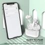 True Wireless Earbuds Bluetooth 5.0 Earbuds, in-Ear Bluetooth Headphones, IP7 Waterproof CVC 8.0 Noise Canceling Sports Wireless Earphones with Hi-Fi Stereo Mic, 30H Playing Time with Charging Case