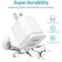ADOIFER Phone Charger 10 FT with Wall Plug 4-Pack, Phone Charging Cable Cord 10ft and Dual Port USB Block Cube Adapter Compatible with iPhone 11 Pro XS XS Max XR X 8 7 6 6S Plus 5S 5 5C SE, Pad, Pod ADOIFER Phone Charger 10 FT with Wall Plug 4-Pack, Phone Charging Cable Cord 10ft and Dual Port USB Block Cube Adapter Compatible with iPhone 11 Pro XS XS Max XR X 8 7 6 6S Plus 5S 5 5C SE, Pad, Pod