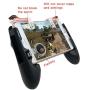 RONSHIN Game Gamepad for Mobile Phone Game Controller + Auxiliary Quick Button for iPhone