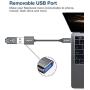 USB C to USB Adapter [2 Pack], JSAUX USB Type C Male to USB 3.0 Female OTG Cable Thunderbolt3 to USB Adapter Compatible with MacBook Pro/Air 2019 2018 2017, Samsung Galaxy S20 S20+ Ultra Note 10 S9 S8