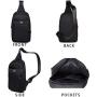 SEPTWOLVES Sling Casual Daypack,Lightweight Waterproof Chest Bag for Men Women Boys