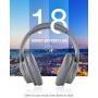 Mpow H7 Bluetooth Headphones Over Ear, Comfortable Wireless Headphones, Rechargeable HiFi Stereo Headset, w/Wired Mode, CVC6.0 Microphone for Cellphone Online Class, Home Office, PC