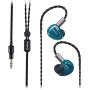 Oriolus Finschi Headset 1DD 1BA Hybrid Technology HiFi Monitor in Ear Earphones Without Mic HiFi Version Blue