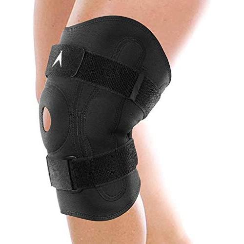 ATX Hinged Knee Brace | Maximum Support | Breathable Compression for ACL, MCL, Meniscus Tear, Arthritis | Adjustable Open Patella Knee Protector Stabilizer | Sports Recovery - Men & Women |