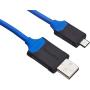 AmazonBasics PlayStation 4 Controller Charging Cable - 6 Foot, Blue