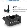 SMALLRIG 15mm Rod Clamp Rail Connector Adapter with 1/4’’ Threads for DSLR Rig – 843