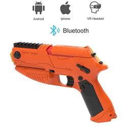 AR Game Gun Augmented Reality VR Gun Controller Joysticker Gamepad for Video Game with Bluetooth Connecting iOS, Android Smart Phone iPad TV Box Shooting Game