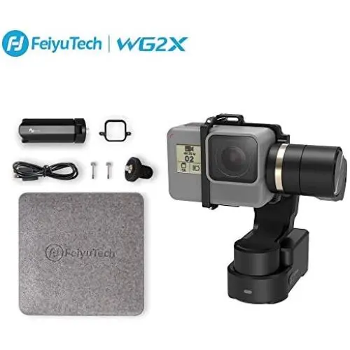 FeiyuTech WG2X 3-Axis Camera Gimbal Stabilizer for GoPro Hero 8/7/6/5/4/3, DJI Osmo Action, Yi Cam 4K, AEE, SJCAM Sports Cams Action Camera Wearable Stabilizer Gimbal FeiyuTech WG2X 3-Axis Camera Gimbal Stabilizer for GoPro Hero 8/7/6/5/4/3, DJI Osmo Action, Yi Cam 4K, AEE, SJCAM Sports Cams Action Camera Wearable Stabilizer Gimbal