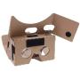 Google Cardboard,VR Headsets 3D Box Virtual Reality Glasses with Big Clear 3D Optical Lens and Comfortable Head Strap for All 3-6 Inch Smartphones (Yellow, 1 Pack) …