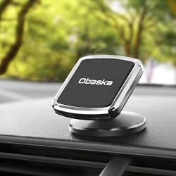 Obaska Magnetic Phone Car Mount, Universal Dashboard Phone Holder for Car Compatible with iPhone Xs Max XR X 8 7 6S 6 Plus Samsung Galaxy S9 S8 S7 S6 & All Smartphones