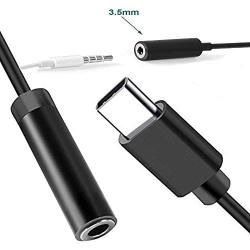 Moto Z USB-C to 3.5mm Audio Headphone Adapter, Weudozue 2 Pack Type C Port to 3.5mm Aux Microphone Stereo Jack Connector Compatible with Motorola Moto Z,Huawei,Xiaomi,LeEco Le and More