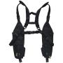 Lewong Universal Hands Free Chest Harness Bag Holster for Two Way Radio (Rescue Essentials) (Vest Harness)