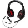Mugast Gaming Headphones,3.5mm Head-Wearing Noise Cancellation Stereo Gaming Headset with Microphone,Adjustable Headband,for PS4/PC/Laptops/Mobile Phone (Black+Red)