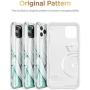GVIEWIN Marble iPhone 11 Pro Case, Ultra Slim Thin Glossy Soft TPU Rubber Gel Phone Case Cover Compatible iPhone 11 Pro 5.8 Inch 2019 Release (Agaria/Cyan)