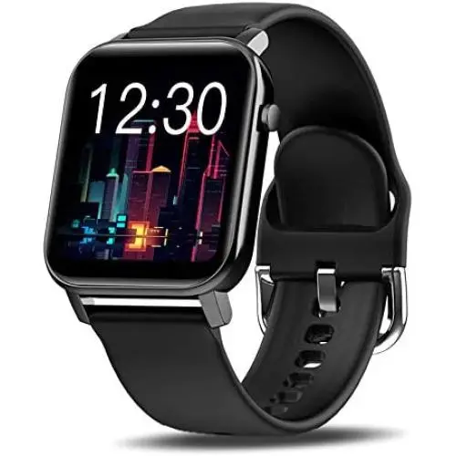KOSPET Smart Watch for Men, 1.4&quot Fitness Tracker with 31 Sports Modes, Smartwatch with Heart Rate, Sleep Monitor and Step Tracker, 60 Days Standby Activity Tracker, Compatible with iOS Android, Black