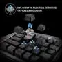 GameSir Mechanical Gaming Keyboard Z1 for PC/Mobile Phone, One-Handed Gaming Keypad with Macro Keys for FPS Game, RGB Backlighting, Anti-ghosting, Blue Key Switches, Built-in Battery (Blue Switch)