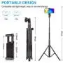 Selfie Stick Tripod Bluetooth, LATZZ 54 Inch Phone Tripod Selfie, Extendable iPhone Stand Tripod with Wireless Remote Shutter Compatible iPhone 11 Pro/Xs MAX/XR/X/8/8P/7/Galaxy Note 8/S10/S9+/S9, More