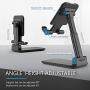 Cell Phone Stand,Angle Height Adjustable Cell Phone sStand for Desk,Fully Foldable Phone Holder Stamd,Cradle,Dock,Tablet Stand,Compatible with All MobilePhone/iPad/Kindle/Tablet