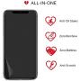 iCarez [HD Anti Glare] Matte Screen Protector for iPhone 11 Pro Max/iPhone Xs Max 6.5-Inch [3 Pack] (Case Friendly) Premium No Bubble Easy to Apply with Hinge Installation