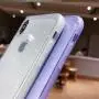 iPhone XR Case Bling,Anynve Clear Glitter Sparkle Case for Women [ Anti-Shock Matte Edge Bumper Design] Cute Slim Soft Silicone Gel Phone Case Compatible for Apple iPhone XR 6.1-Clear