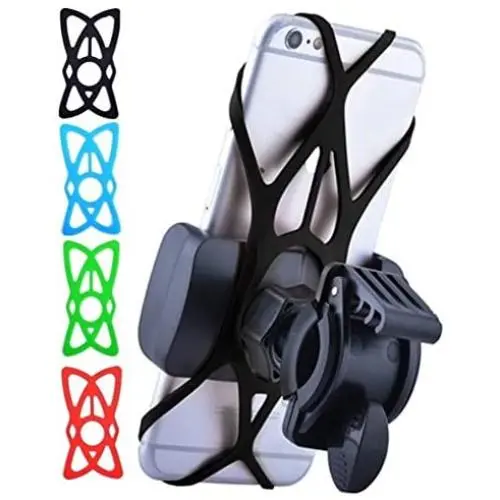 JoshNAh Bike Phone Mount , Universal Cell Phone Holder for Bicycle Handlebars , fits Iphone X , 8 , 7 , 7s , 6 , 6s plus , Galaxy s7 edge , 8 , s9 , s6 for Motorcycle & Bike Accessories JoshNAh Bike Phone Mount , Universal Cell Phone Holder for Bicycle Handlebars , fits Iphone X , 8 , 7 , 7s , 6 , 6s plus , Galaxy s7 edge , 8 , s9 , s6 for Motorcycle & Bike Accessories
