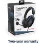 HyperX Cloud Alpha S - PC Gaming Headset, 7.1 Surround Sound, Adjustable Bass, Dual Chamber Drivers, Chat Mixer, Breathable Leatherette, Memory Foam, and Noise Cancelling Microphone - Blue