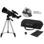 Zhumell Z70 Portable Refractor w Tripod, Phone Adapter & Carry Bag, Black