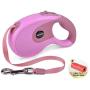 SWIHELP Dog Leash Retractable, 16 ft Pet Leash for Small Medium Large Dogs Up to 40 KG with One Button&Lock System for Training, Walking, Jogging