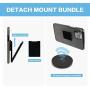 Lookstand + Detach Mount Onyx Adjustable Cell Phone Stand Compatible with iPhone & Android - Cell Phone Holder for Bed | iPhone Holder iPhone Stand for Video | Desk Phone Stand for Recording