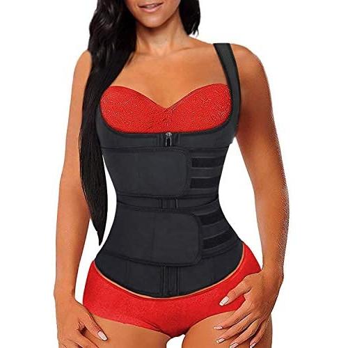 HOTAPEI Sweat Band Waist Trainer for Women Vest Corset Fitness Body Shaper for Weight Loss Everyday