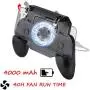 PUBG Mobile Controller 4000mAh, COCASES Power Bank Cooling Fan L1R1 Phone Trigger Game Joystick Grip Gamepad for 4.5-6.5 Phone PUBG Mobile Controller 4000mAh, COCASES Power Bank Cooling Fan L1R1 Phone Trigger Game Joystick Grip Gamepad for 4.5-6.5 Phone