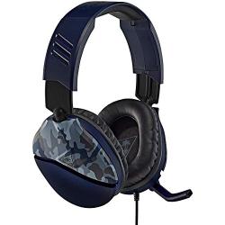 Turtle Beach Recon 70 Blue Camo Gaming Headset for PlayStation 4 Pro, PlayStation 4, Xbox One, Nintendo Switch, PC, and mobile - PlayStation 4