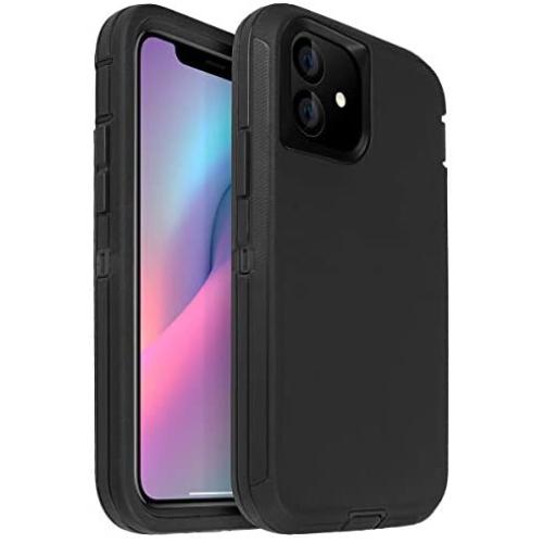 AICase for iPhone 11 Case (6.1"), Drop Protection Full Body Rugged Heavy Duty Case, Shockproof/Drop/Dust Proof 3-Layer Protective Durable Cover for Apple iPhone 11 6.1-inch