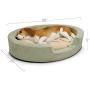 K&H Pet Products Thermo-Snuggly Sleeper Heated Pet Bed Sage