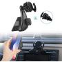 CD Slot Car Grips Phone Holder for Collapsible Grip/Socket Mount Users, Air Vent Clip Car Mount for Phone Stand Compatible with iPhone 11 Pro Max XR Xs X 8 7 Plus Galaxy Note10 9 S10
