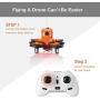 Furibee Mini Drone with Camera Live Video, H801 720P WiFi FPV Drone RC Quaccopter Drone RTF for Beginners, Kids, Altitude Hold, One Key Return, Headless Mode, Easy to Fly