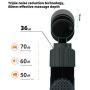 PERFORMANCE GURU Electric Massage Gun Professional Handheld Percussion Massager for Full Body Muscle Recovery and Quiet 35-50dB(A2-Gray)