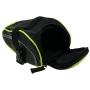 Ryhpez Bike Saddle Bag, Bicycle Bag Back Seat Pouch Mountain Bike Pocket Pack Waterproof Strap-on Seat Bag for Outdoor Night Safety Ride, Convenient with Reflective Stripes - Green