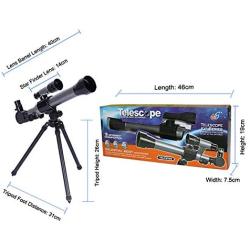 FUNRUI Kids Telescopes, 20X-30X-40X Adustable Childrens Science Astronomical Telescope for Kids Beginners Astronomy Stargazing, with Tripod Eyepieces Compass Star Finder Lens Toy Set