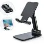 Elihome Cell Phone Stand, Foldable Portable iPad Stand Adjustable Phone Holder for Desk Sturdy Metal Desktop Stand Compatible with Smartphone iPad Tablet Kindle Elihome Cell Phone Stand, Foldable Portable iPad Stand Adjustable Phone Holder for Desk Sturdy Metal Desktop Stand Compatible with Smartphone iPad Tablet Kindle