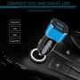 USB Car Charger Adapter, 4.8a Fast Charging Dual Port Cargador de Carro Lighter Adapter for iPhone SE 11Pro Max X XR XS Max 8 Plus 7s 6s, iPad, Samsung Galaxy A10 S10 Plus S10e S9 Note 8, LG, GPS Pink