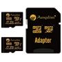 2-Pack 128GB Micro SD SDXC Card Plus Adapter Pack - Amplim 2X 128 GB MicroSD Card V30 A1 U3 C10 Extreme Speed 100MB/s UHS-I TF XC MicroSDXC Memory Card for Cell Phone, Nintendo, Galaxy, Fire, Gopro