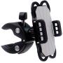 DHYSTAR Cell Phone Holder Mount Clip for Golf Cart Accessories,Music Mic Microphone Stand Pole Boom,Wheelchair Walker,Stroller,Stationary Exercise Spin Bike,Bicycle,Clamp Fits Most Smartphones