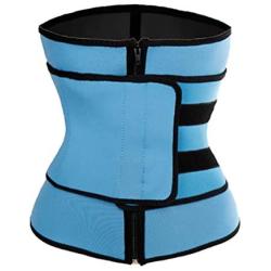 Sunnymal, Unisex Waist Trainer Corset,Women Men Body Shaping Zipper Abdomen Belt Sports Cinchers