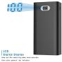 Portable Charger 30000mAh Power Bank External Battery Pack with LCD Digital Display Triple Intput and Dual Output Ports Compatible with All Smart Cell Phone, iPad and More (30000mah)