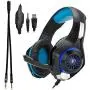 Beexcellent GM-1 Over-Ear Wired 3.5mm Pro Gaming Headset Surround Sound Gaming Headphone with LED Effect and Microphone for PC, Laptop, Tablet, PS4, Xbox, Cell Phone (Blue) Beexcellent GM-1 Over-Ear Wired 3.5mm Pro Gaming Headset Surround Sound Gaming Headphone with LED Effect and Microphone for PC, Laptop, Tablet, PS4, Xbox, Cell Phone (Blue)