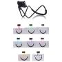 Flexible Long Arms Stand Clip Holder,Hanging on Neck Universal Mobile Phone Stand Loungers Bracket for Mobile Phone Tablet PC Desktop(Black)