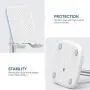 UGREEN Cell Phone Stand Desk Holder Compatible for iPhone 11 Pro Max SE XS XR 8 Plus 6 7, Samsung Galaxy S20 S10 S9 S8 Note 9 8 S7 S6, Google Pixel 4 XL, LG V40 V30 G7 Smartphone, Adjustable (White) UGREEN Cell Phone Stand Desk Holder Compatible for iPhone 11 Pro Max SE XS XR 8 Plus 6 7, Samsung Galaxy S20 S10 S9 S8 Note 9 8 S7 S6, Google Pixel 4 XL, LG V40 V30 G7 Smartphone, Adjustable (White)